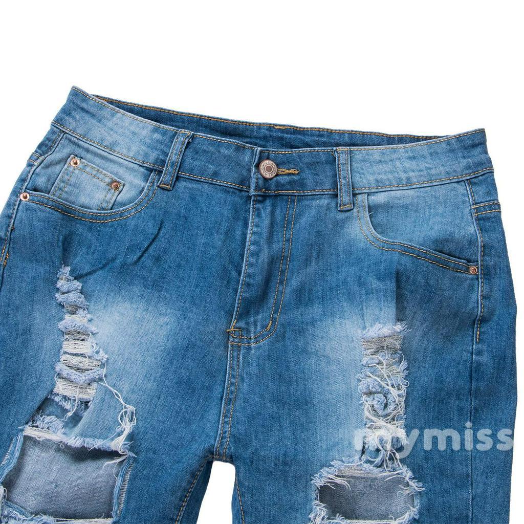 Quần Short Jean Rách Thời Trang Nữ
