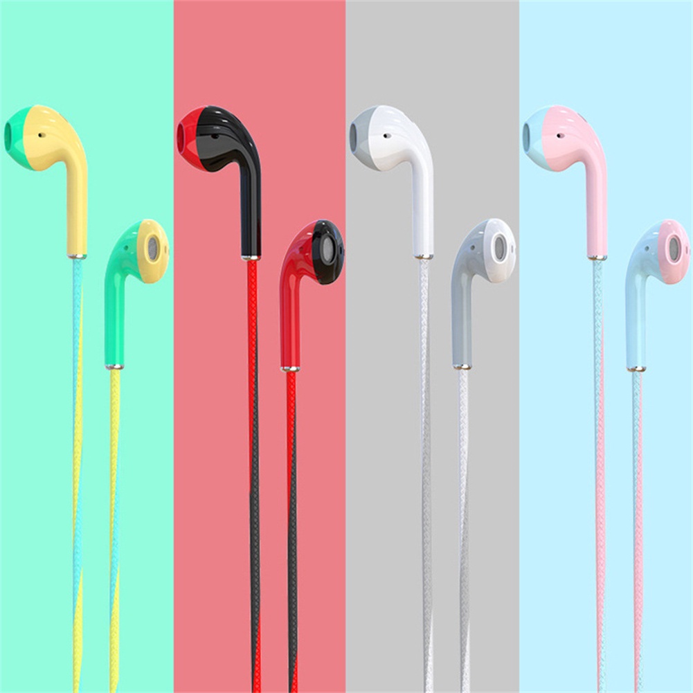 Coza Mic Tai Nghe Hi-fi 3.5Mm Thông Dụng Macaron U24 Kèm Hộp Đựng Tai Nghe Có Dây Nhét Tai Thông Dụng Lớp Ba Tần Số Trong Suốt
