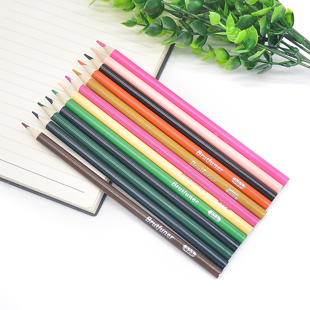Set 3 / 6 / 12 Bút Chì Vẽ Phác Thảo Chuyên Nghiệp Nhiều Màu Sắc Màu Vẽ Tranh Ngẫu Nhiên Dành Cho Học Sinh