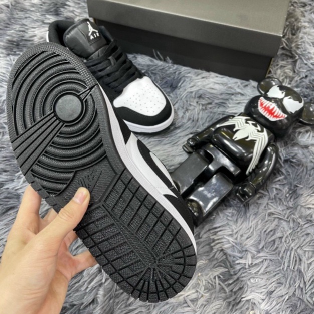 Giày Thể Thao Nam Nữ Đen Trắng Cổ Thấp, Giày Nike Air Jordan 1 Panda Low,Sneaker JD1 Da Cao Cấp Thoáng Khí | WebRaoVat - webraovat.net.vn