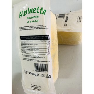 PHÔ MAI MOZARELLA KHỐI 1.5KG
