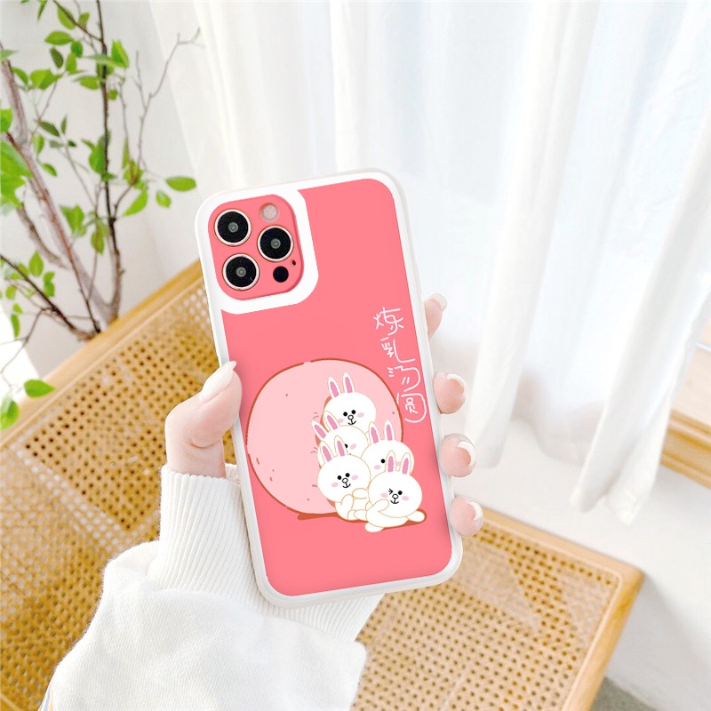 ỐP LƯNG IPHONE Gấu và thỏ  ốp iphone 12 pro/13pro/13promax/7/7+/8/8+/X/XS/XSM/11/11PMROMAX tr1171