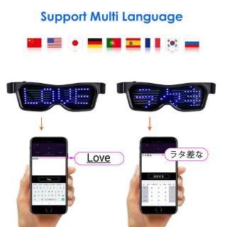 Mắt kính ma thuật có đèn LED sạc USB độc đáo