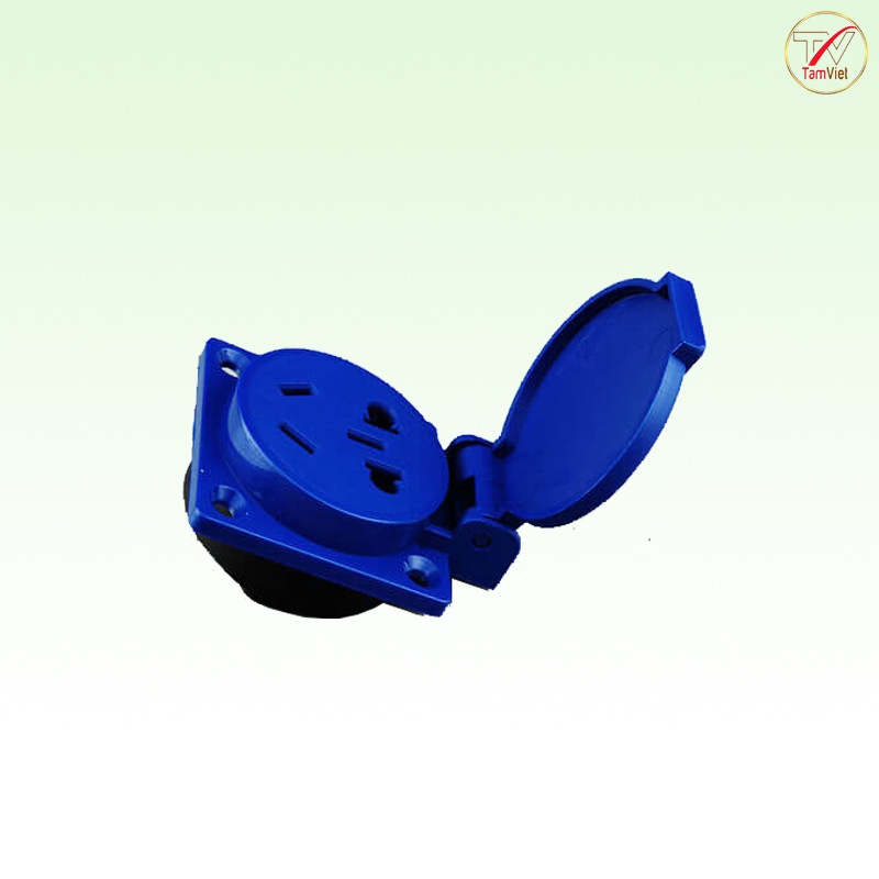 Ổ cắm điện công nghiệp 1 pha Tâm Việt, ổ cắm điện 1 pha 5 chấu đa năng