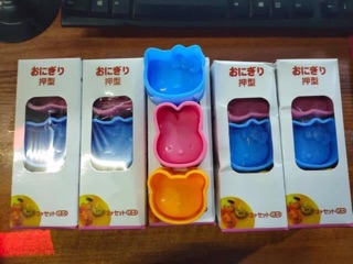 Set 3 khuôn làm cơm bento cho bé ăn dặm