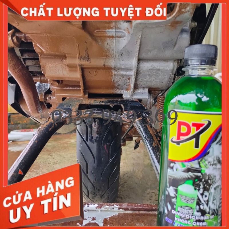 [TẶNG KÈM VÒI XỊT]DUNG DỊCH NƯỚC TẨY RỬA ĐẦU BÒ LỐC XE MÁY KHÔNG CHẠM SIÊU MẠNH , TẨY INOX , ỐNG CỔ BÔ , GẦM KHOANG MÁY