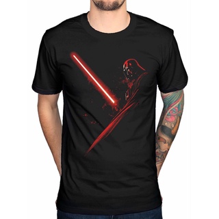 Áo thun 100% cotton in hình nhân vật phim Darth Vader The Clone Wars dành cho nam\n