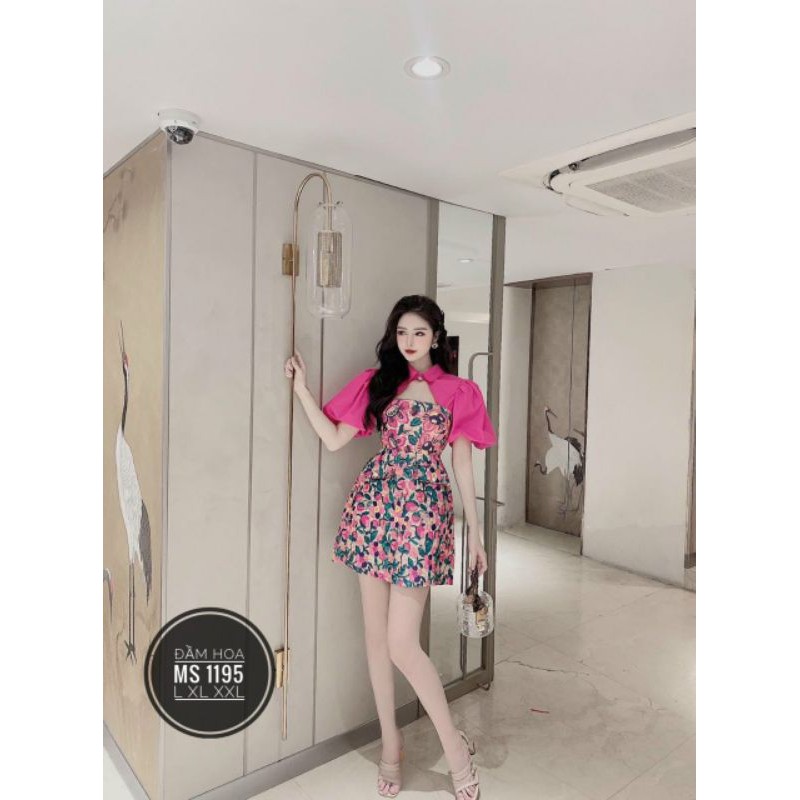 Đầm hoa Bigsize 55 đến 90 ký
