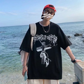 Áo Thun Nam Tay Ngắn In Chữ Thời Trang