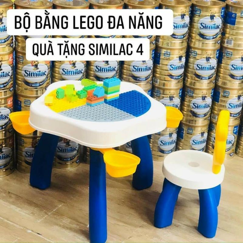 Bộ bàn ghế láp ghép đa năng cho bé