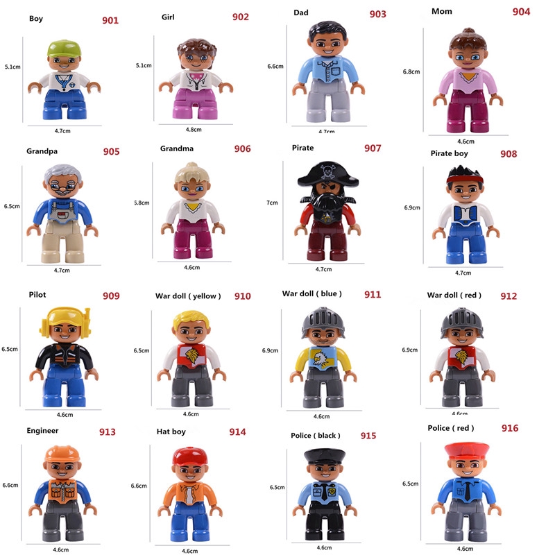 Đồ chơi mô hình lắp ghép GOROCK hình nhân vật Deplo Duuplo vui nhộn