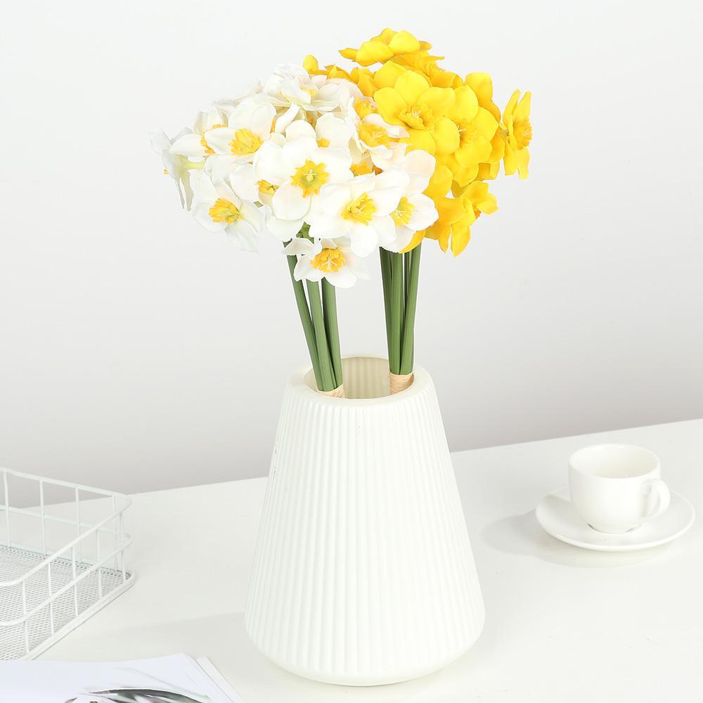 KUNHEV Set 6 Bông Hoa Mẫu Đơn Giả Trang Trí Phòng Khách / Tiệc Cưới