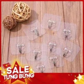 [COMBO SIÊU PHẨM] Móc Dán Tường Trong Suốt Chịu Lực Cực Tốt
