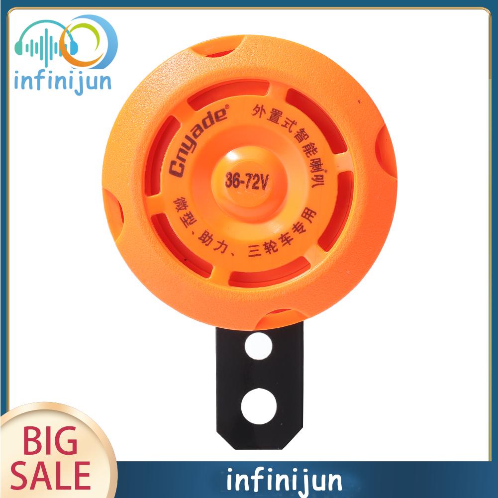 Còi Điện Tròn Chống Thấm Nước 36v/48v/60v Dành Cho Xe Mô Tô