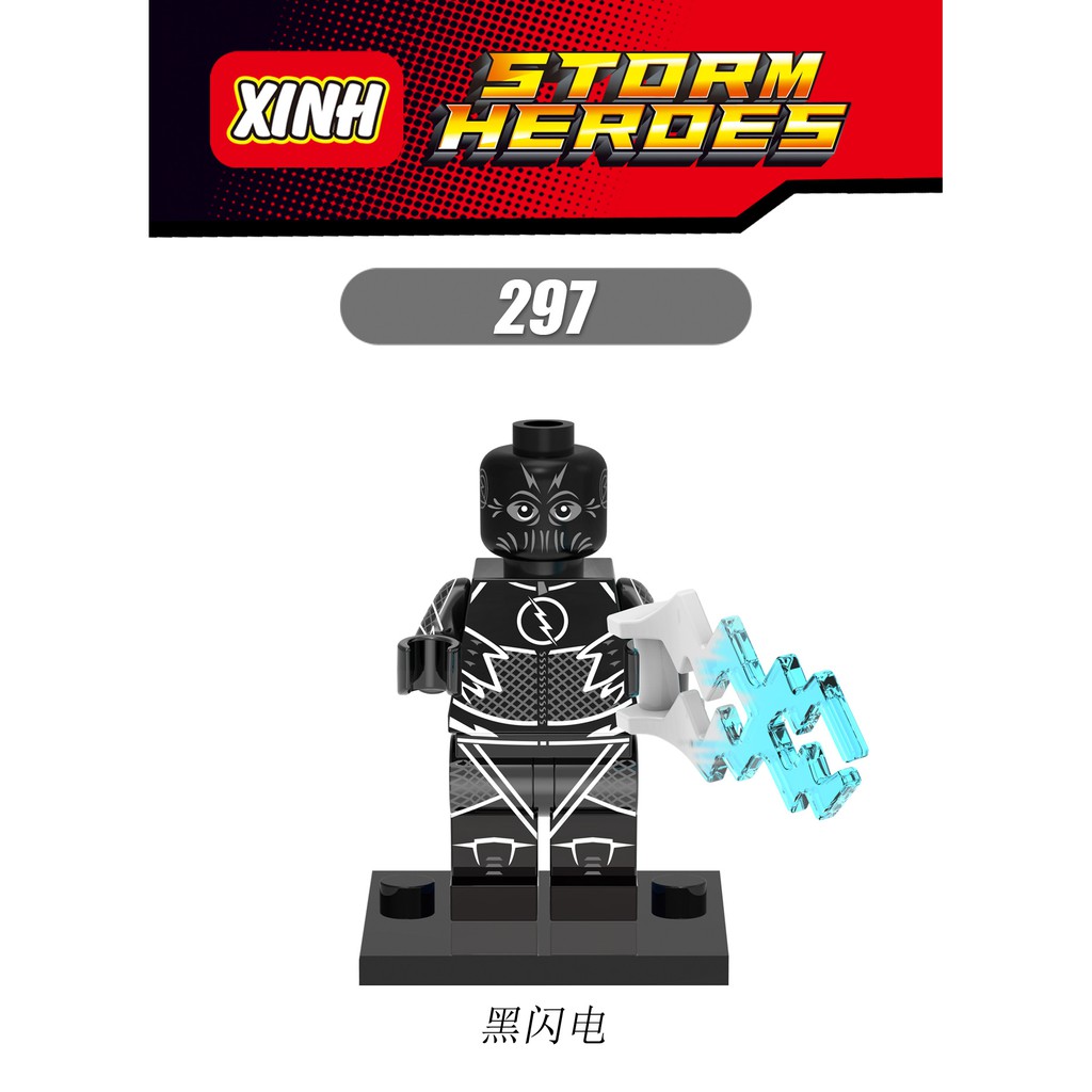 Xếp Hình Minifigures Siêu Anh Hùng Tia Chớp The Flash - Đồ Chơi Lắp Ráp Logo X0119 [A15]