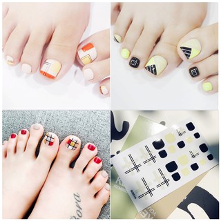 Miếng dán móng chân - Nail Wraps (22 miếng dán khô)