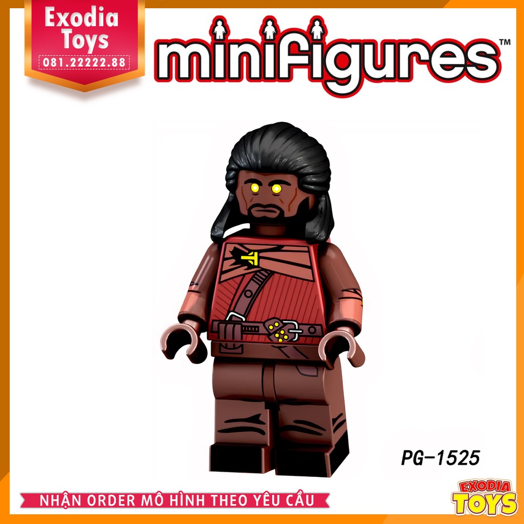 Xếp hình Minifigure Nhân vật siêu anh hùng vũ trụ Marvel và DC Comics - Đồ Chơi Lắp Ghép Sáng Tạo - POGO PG8124