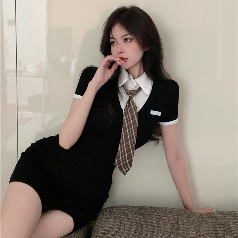 Đầm Mini Kiểu Dáng Quyến Rũ Thời Trang Mùa Hè Cho Nữ