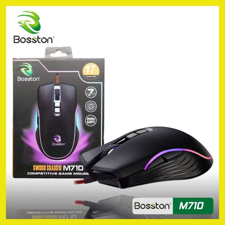 Chuột Gaming Máy Vi Tính M710 Led RGB Chuột Có Dây Cho Game Thủ Chuyên Game Laptop Pc