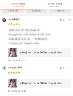 (Giá sỉ) Combo 40 chai thuỷ tinh 500ml