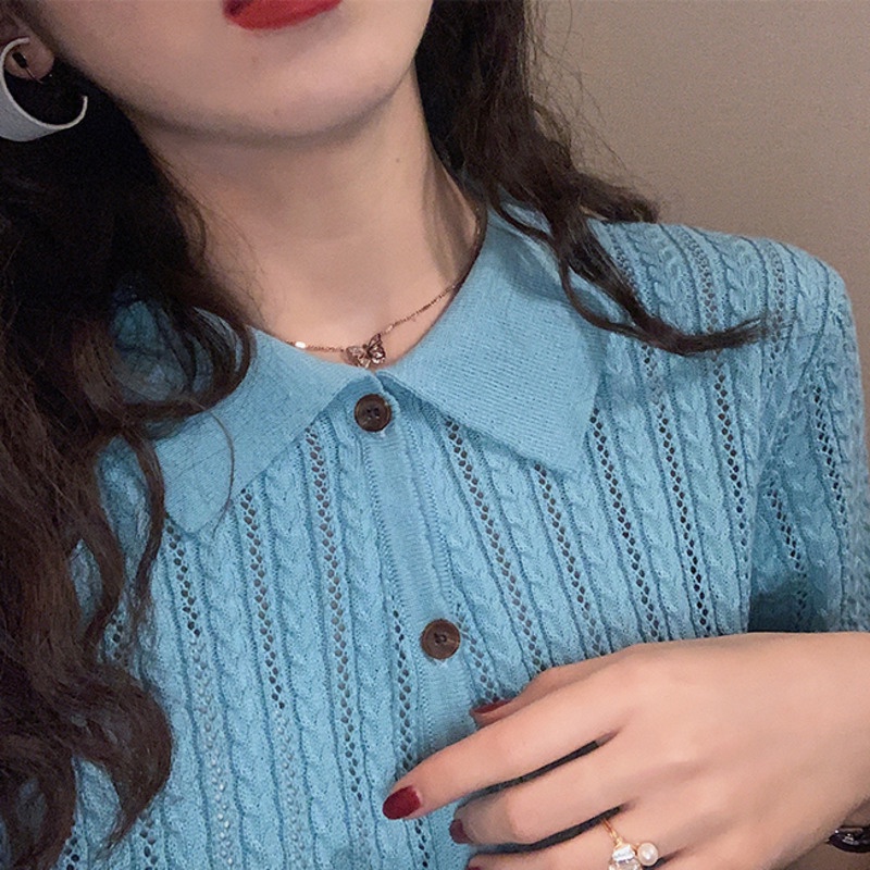 Áo polo Ngắn Tay Thời Trang Mùa Hè Hàn Quốc
