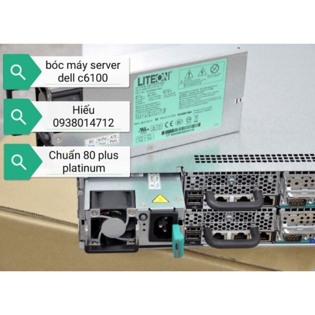 Nguồn server dell liteon 1100w 80plus platinum