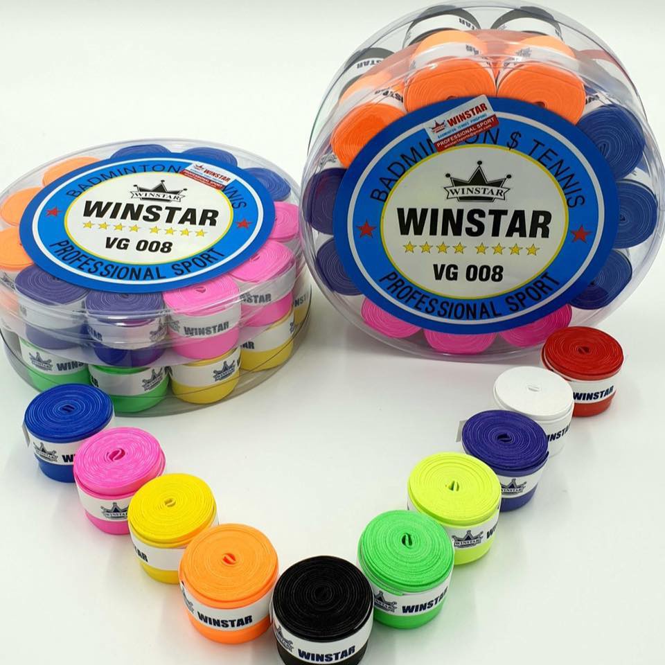 Quấn cán vợt Cầu lông/ Tennis WINSTAR VG008 chính hãng - thấm hút mồ hôi tốt