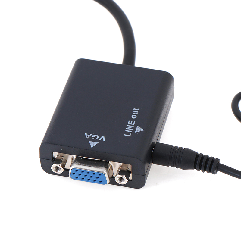 Bộ Chuyển Đổi Hdmi Sang Vga Hỗ Trợ 1080p Kèm Cáp Âm Thanh