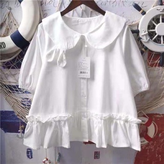 Áo blouse trắng siêu xinh