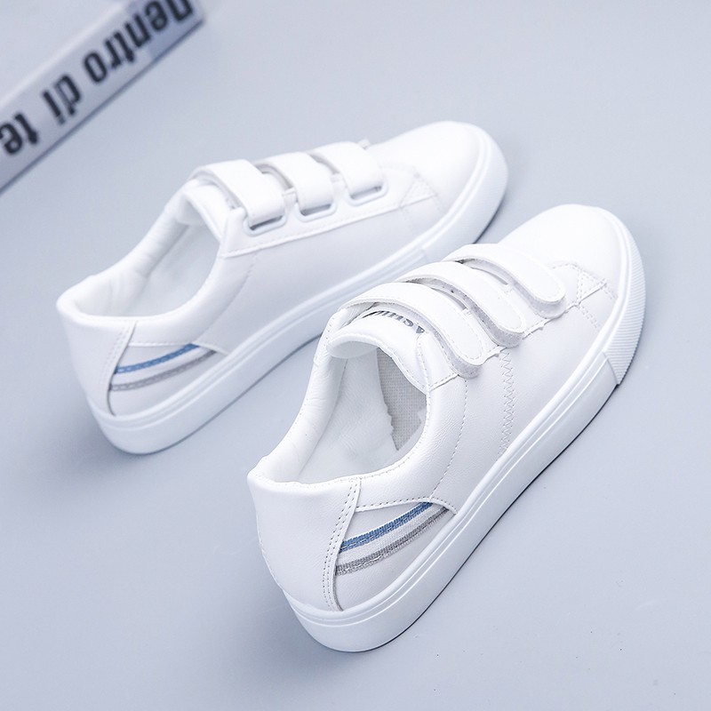 Giày Thể Thao Phối Khóa Dán Thời Trang Hàn Quốc 2019 | BigBuy360 - bigbuy360.vn