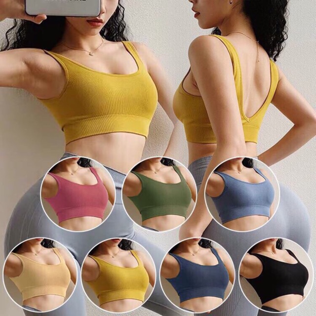 Bra chữ V khoét chất dệt