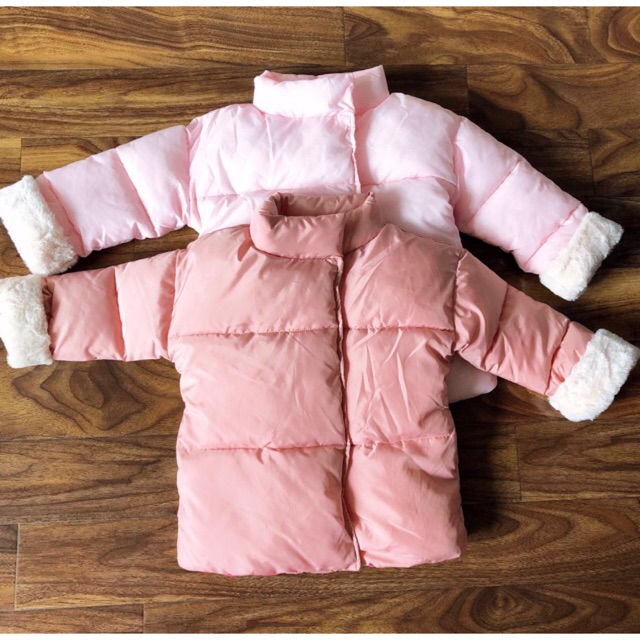 Áo phao Zara kín cổ 2 màu