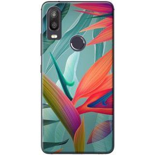 Ốp lưng Vsmart Active 1, Active 1 Plus, Active 3 in hình Hoa cam xanh