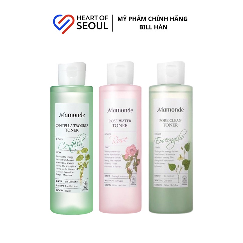 Nước hoa hồng Toner Mamonde 250ml (Bill Hàn)