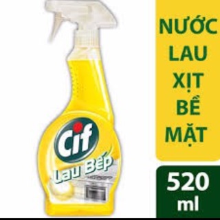 Cif lau bếp 520ml