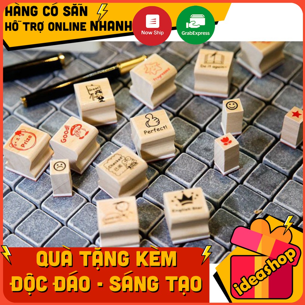 Bộ con dấu Lời phê Dạy Tiếng Anh(English Teaching Remarks Stamp Set)