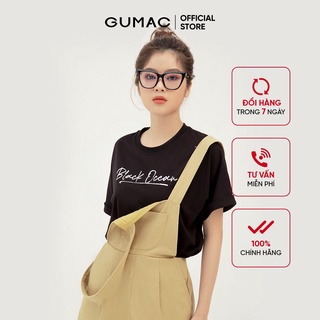 Áo thun nữ thiết kế tay dơi in chữ GUMAC phong cách Hàn Quốc ATB336