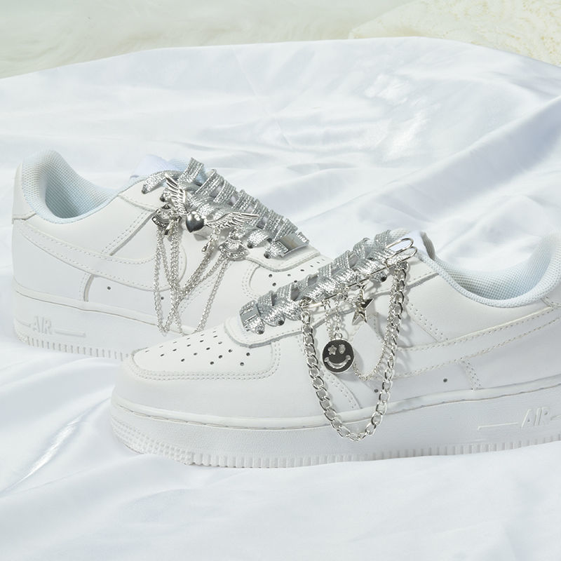 Dây Xích Trang Trí Phong Cách Rock punk Hiphop AF1 Air Force No DIY Ghim Cài Giày 1 Cái Cho Nam Nữ