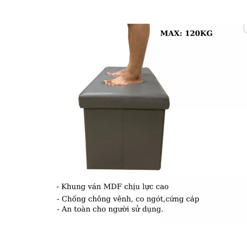 Ghế đôn xếp gọn đa năng dài 80cm