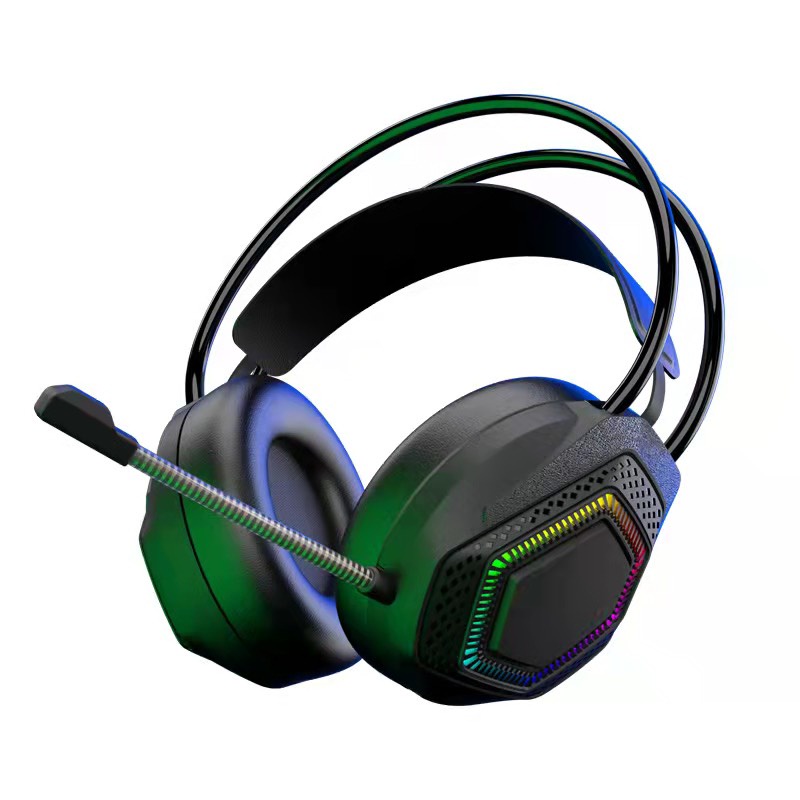 Tai Nghe Gaming Màu Hồng, Đen- Có Đèn Led Và Mic Cho Pc / Laptop - Full Box, Mới 100%