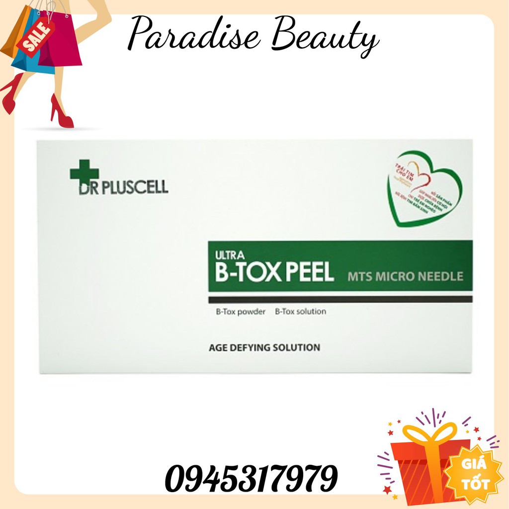 Vi kim tảo biển Dr Pluscell Ultra B tox Peel Hàn Quốc ( 1 CẶP )
