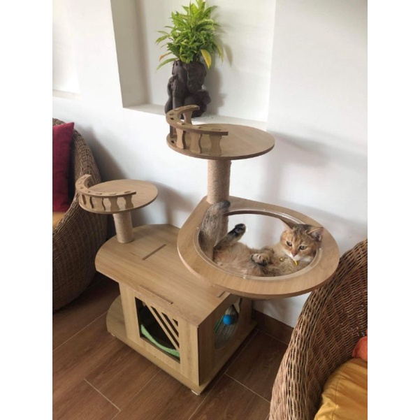 Võng meka nhập khẩu, võng nhựa cho mèo nằm