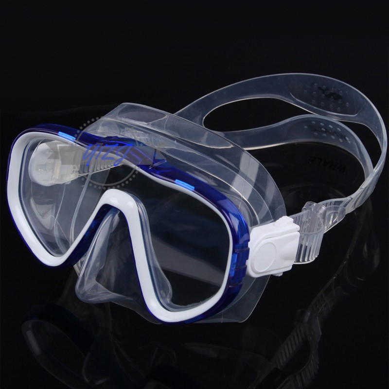Y1ZJ Adult Swimming Goggles Crystal Clear Wide View Diving Glasses Snorkel Mask &amp;VN