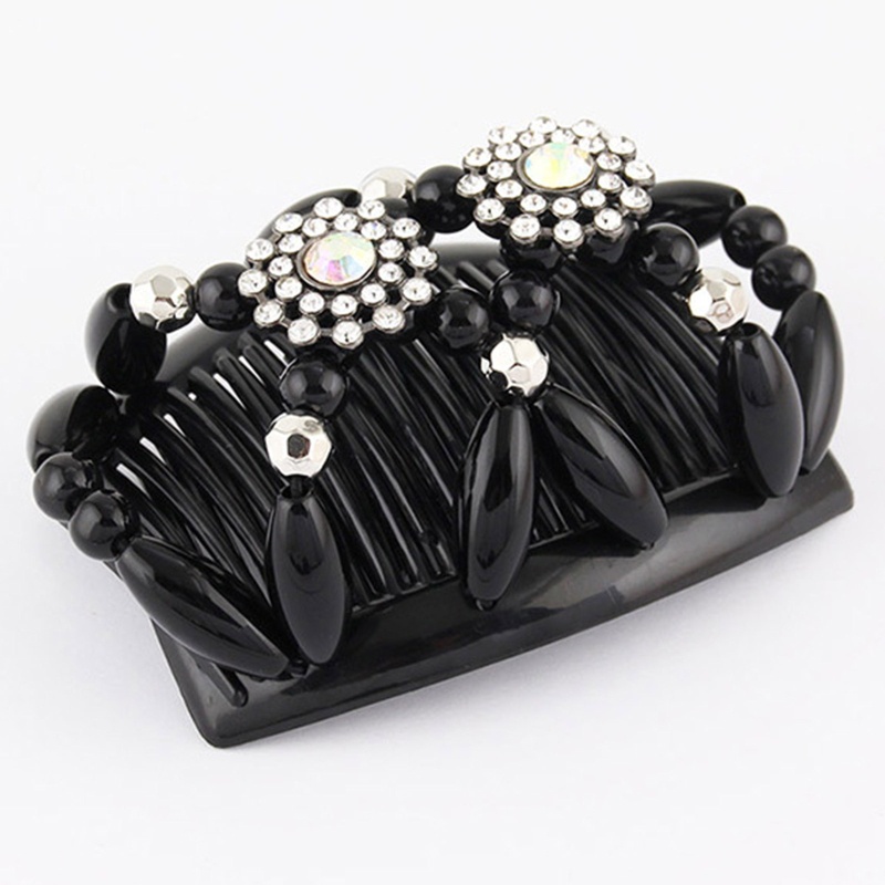 Lược Cài Tóc Đính Hạt Co Giãn Cho Cô Dâu