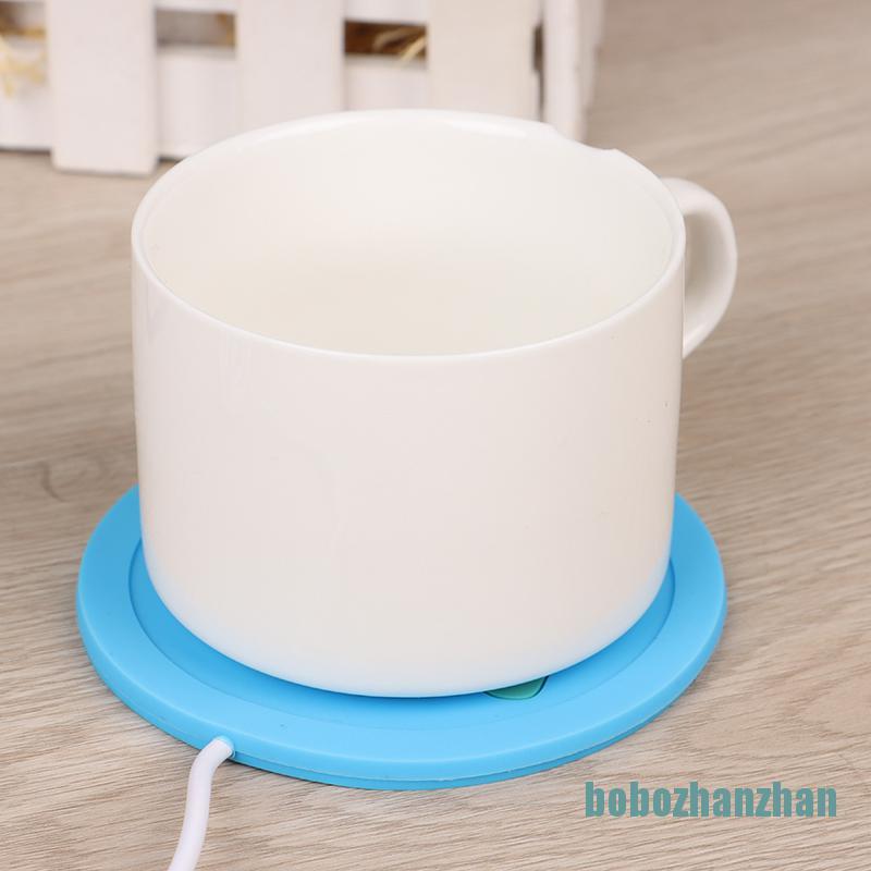 [bobozhanzhan]USB Warmer Cartoon Silicone Cup-Pad Coffee Tea Drink usb Heater Tray Mug Pad