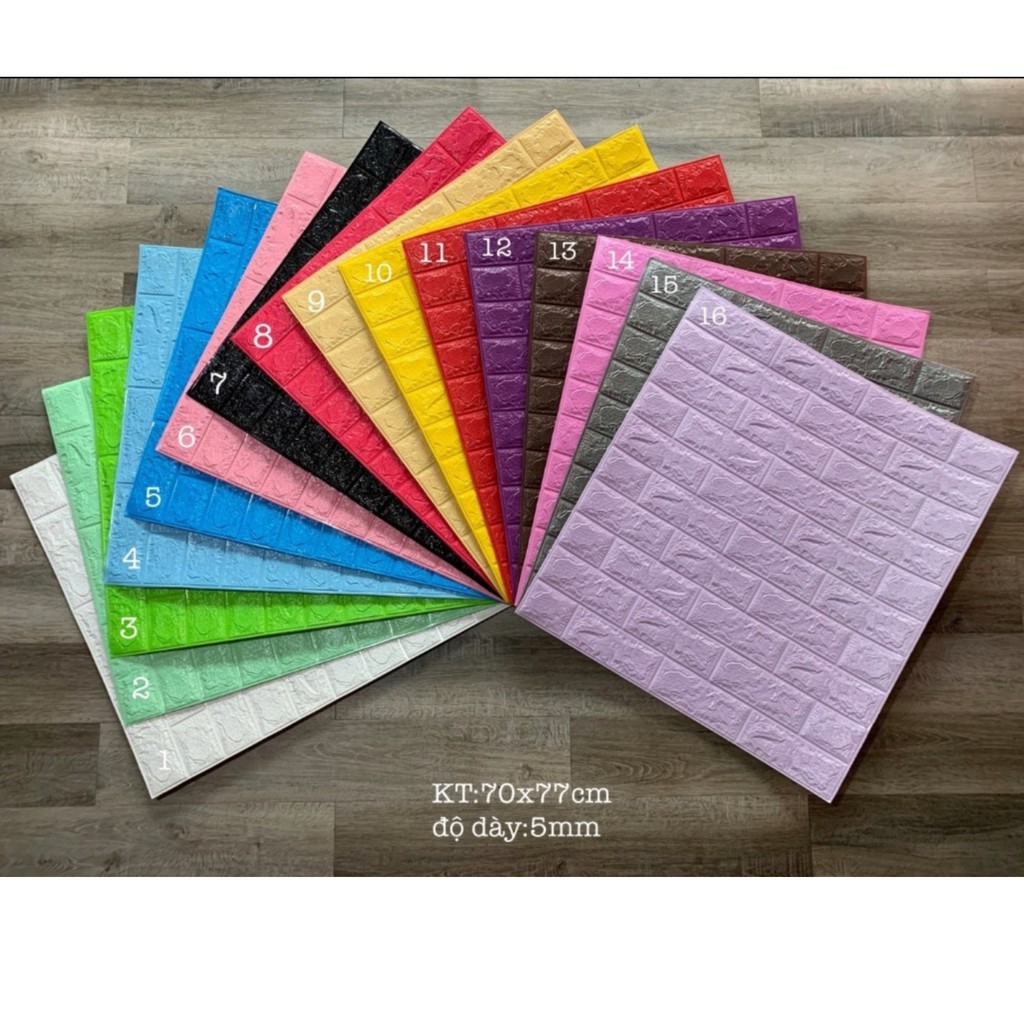 Xốp Dán Tường 3D giá rẻ Nhất