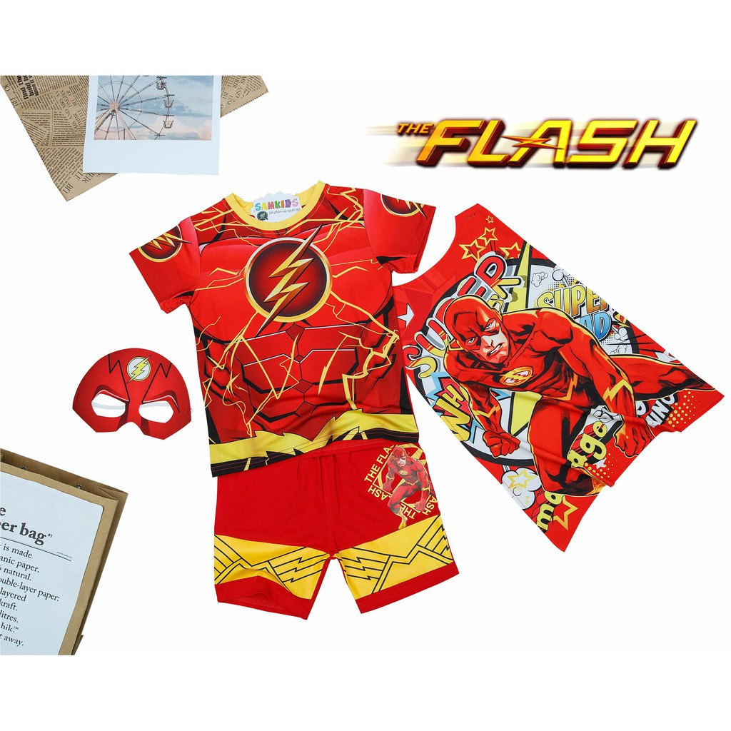 Bộ bé trai - hàng xịn - chất đẹp (tặng choàng nạ) Herokids FLASH2101