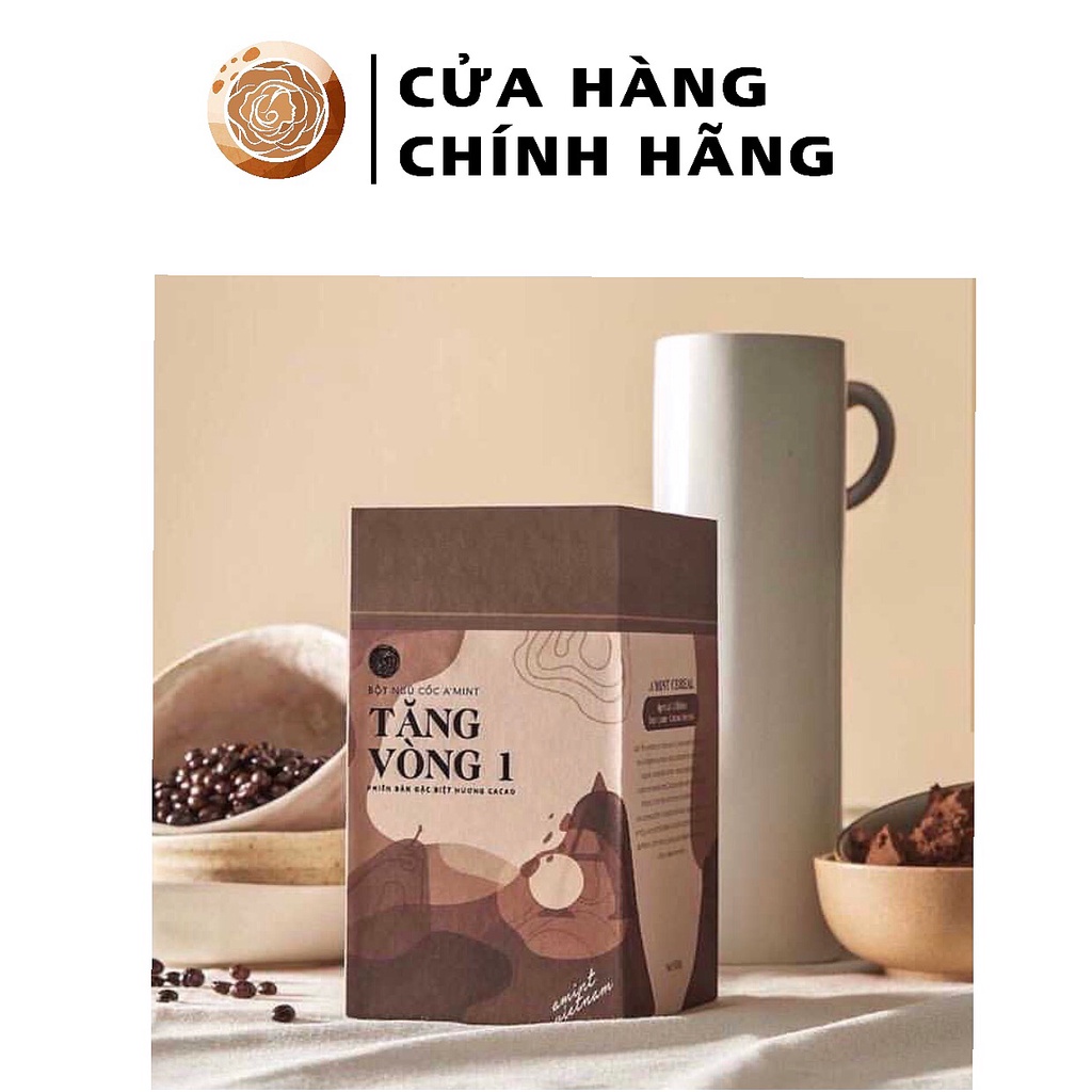 Bột Ngũ Cốc Tăng Vòng 1 Cacao - kèm quà xinh - clip massage