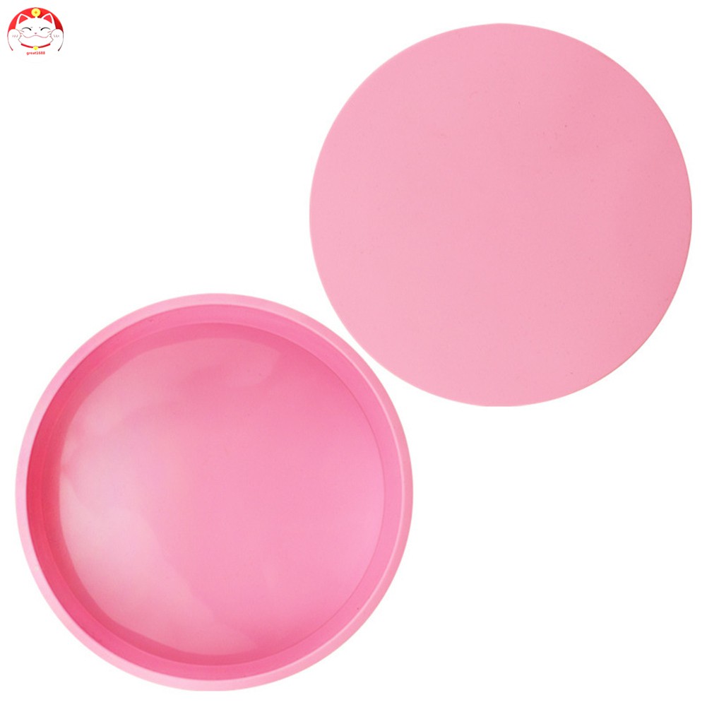 Khay Nướng Bánh Chống Dính Hình Tròn Bằng Silicon Kích Thước 10.16 / 15.24 / 20.32 cm