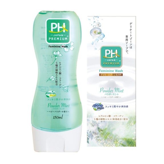 Dung dịch vệ sinh phụ nữ PH Care hương bạc hà, hương hoa 150ml hàng Nhật Bản